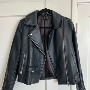 Top Shop Leather jacket - size 4